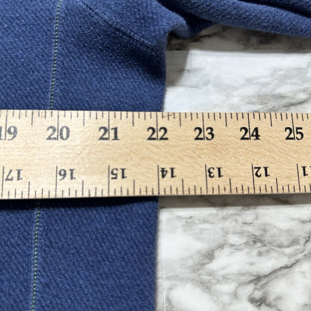 Tommy Bahama Men's Sweater L Blue Brown Long Sleeve 1/4 Zip Pullover Reversible - Picture 8 of 10